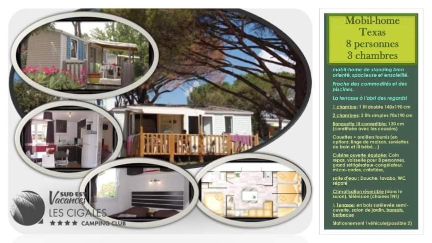 Mobil Home Detente 8 Personnes Le Muy Eksteriør bilde